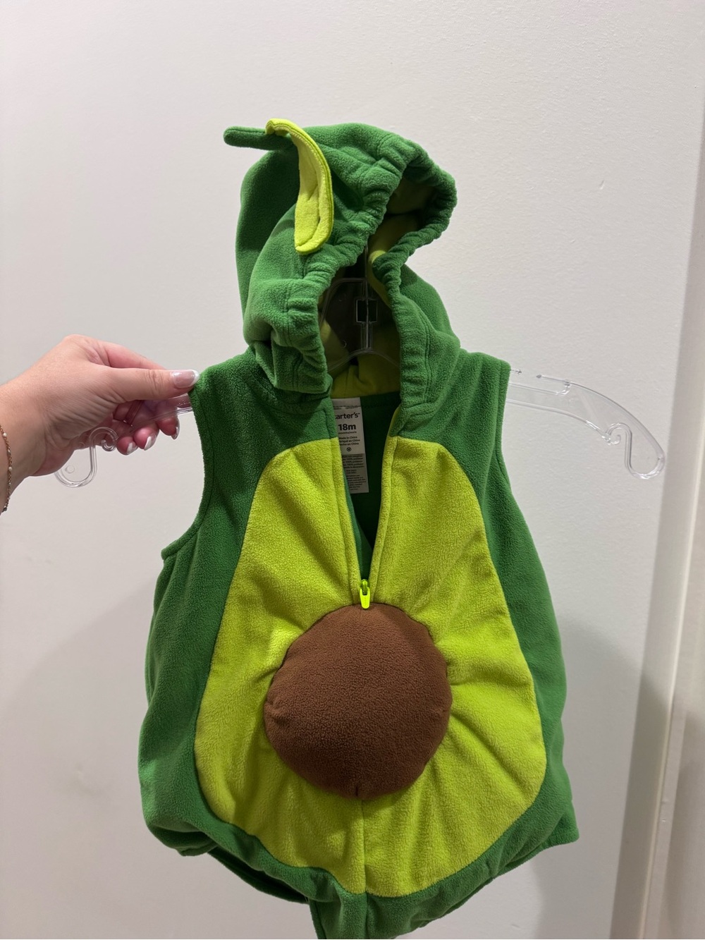 Carter's Green Avocado baby costume